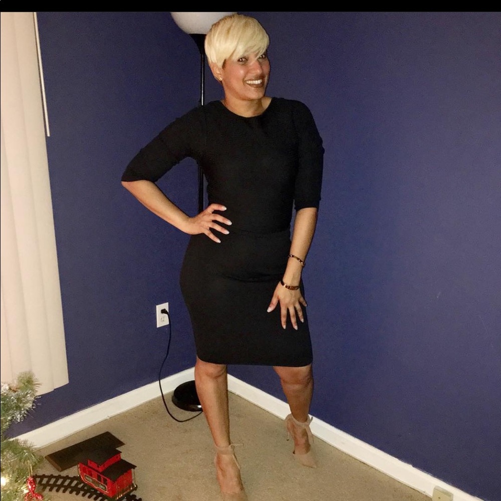 DKNY body con dress